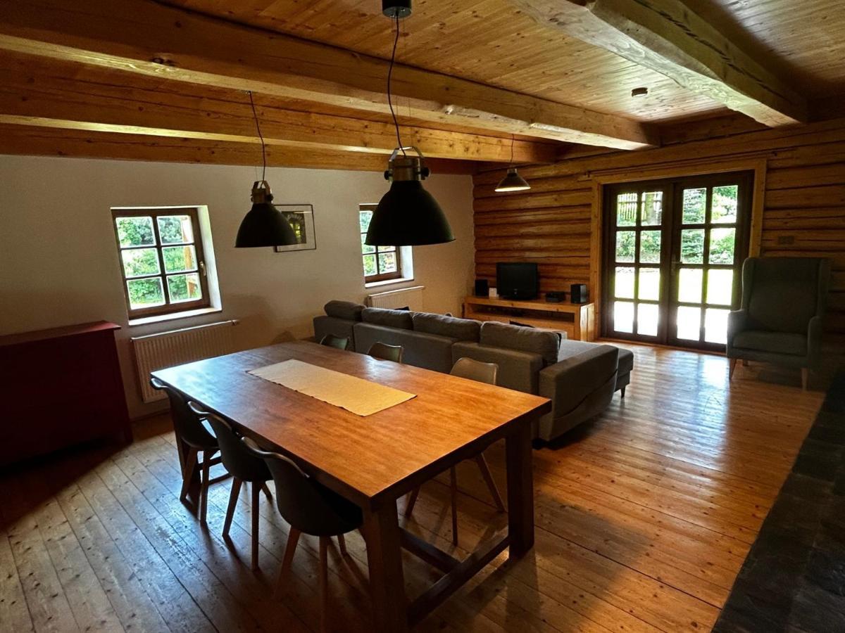 Log Cabin In Czech-Saxon Switzerland Sluknov Bagian luar foto