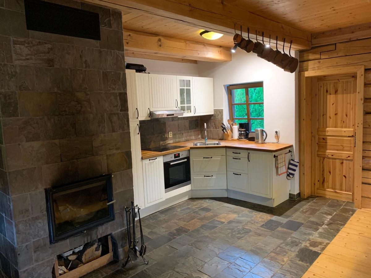 Log Cabin In Czech-Saxon Switzerland Sluknov Bagian luar foto