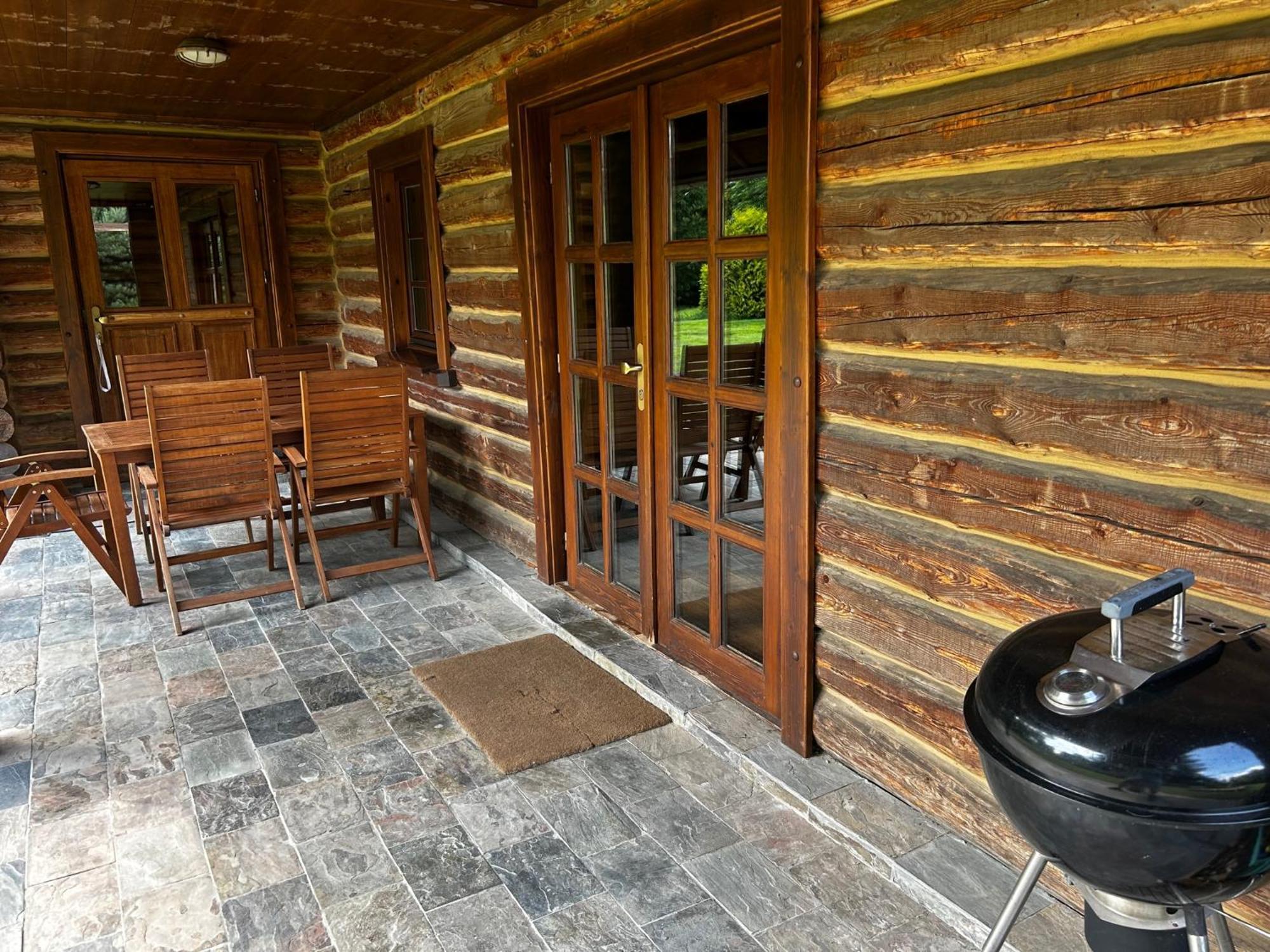 Log Cabin In Czech-Saxon Switzerland Sluknov Bagian luar foto